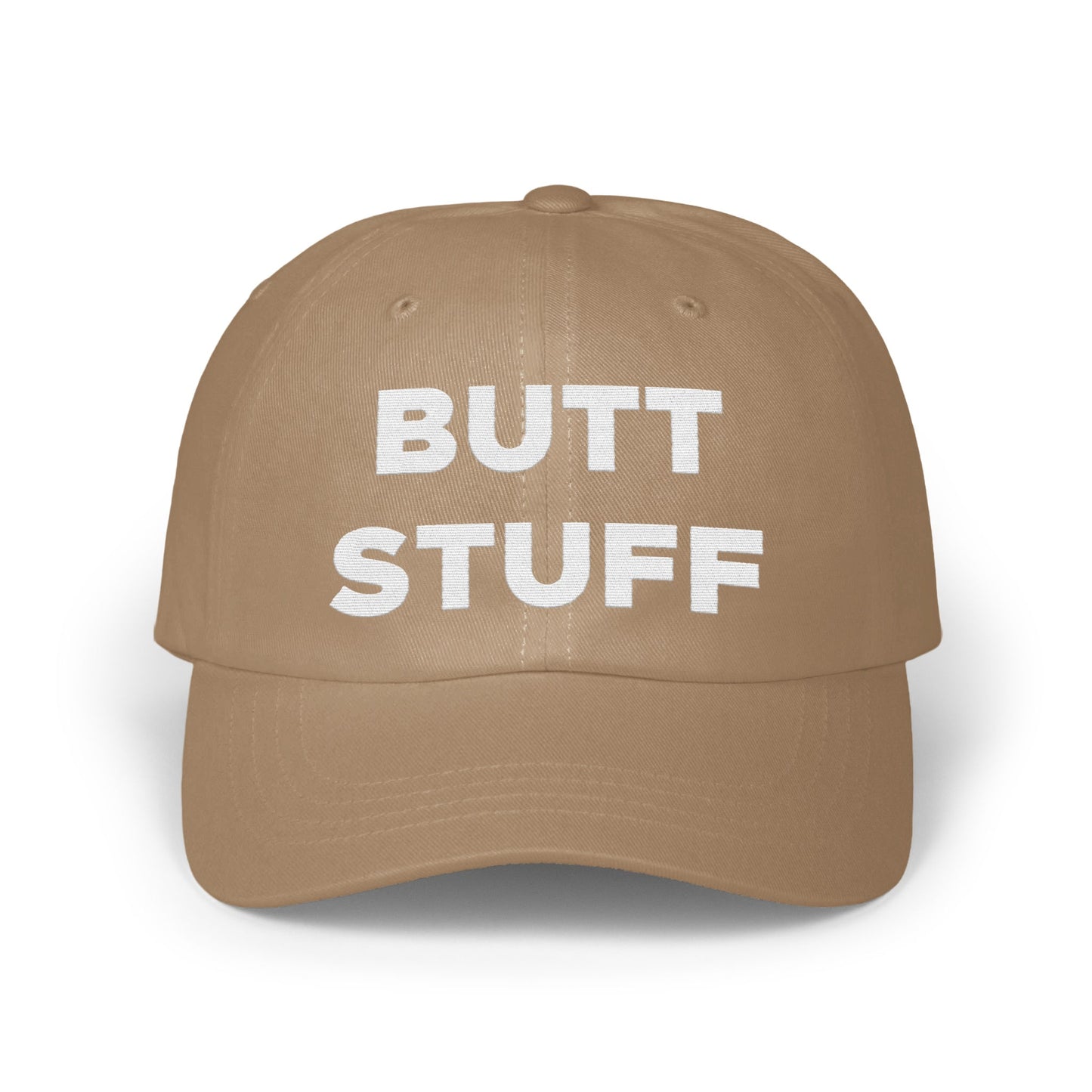 Trendy Flat Brim Butt Stuff Graphic Hat product type