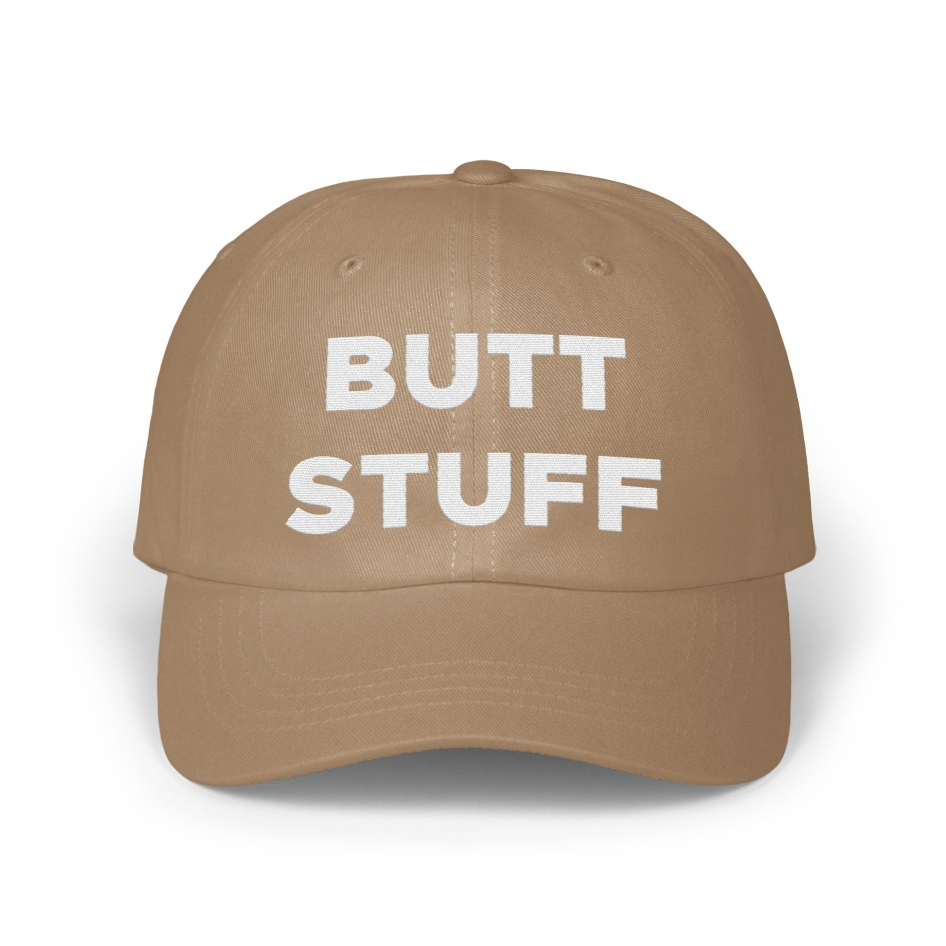 Trendy Flat Brim Butt Stuff Graphic Hat product type