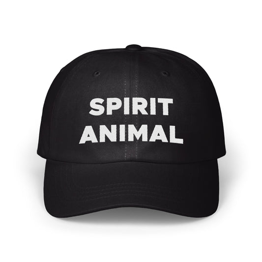 Spirit Animal Text Design Black Baseball Cap product type