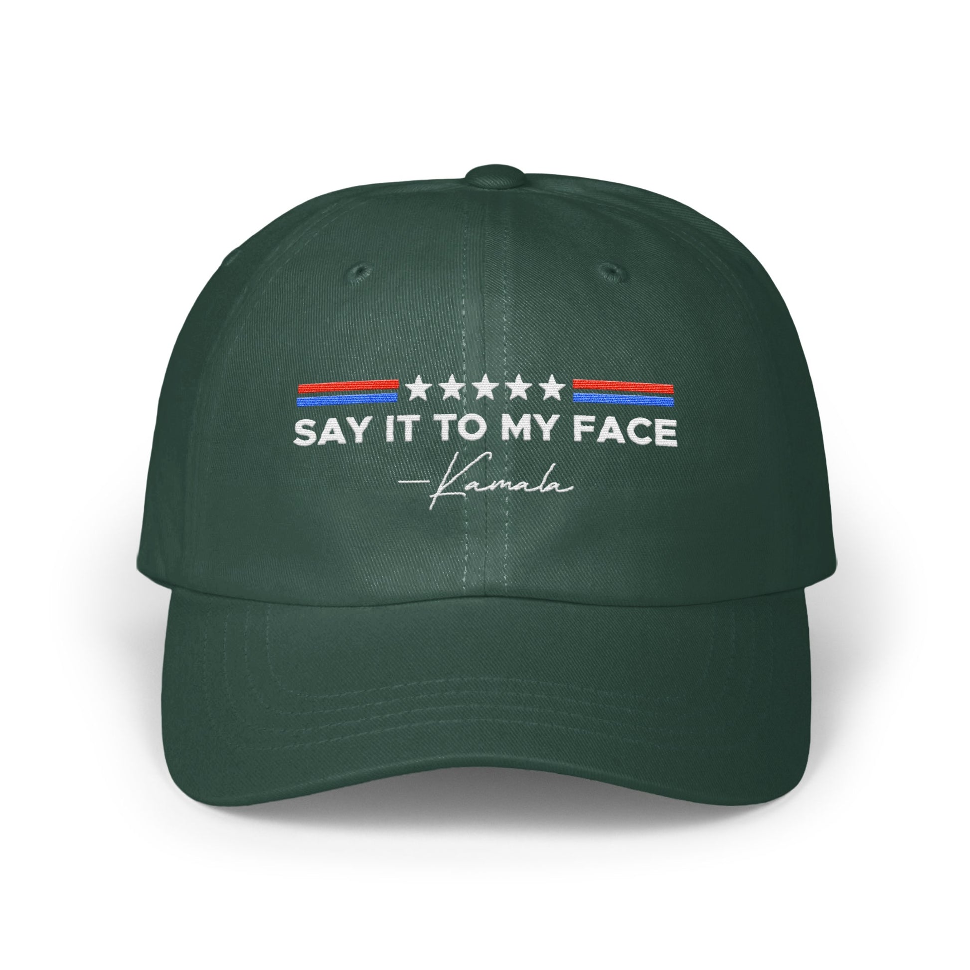 Say It To My Face Embroidered Cap Casual Hat product